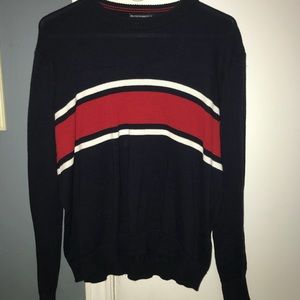 Navy Blue w/ Red stripe Brandy Melville Sweater